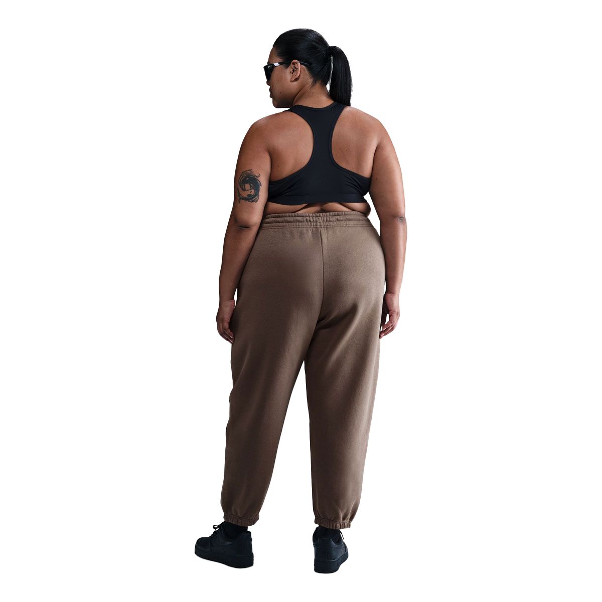 Nike Plus Womens Sportswear Phoenix Fleece High Waisted Oversized Sweatpants