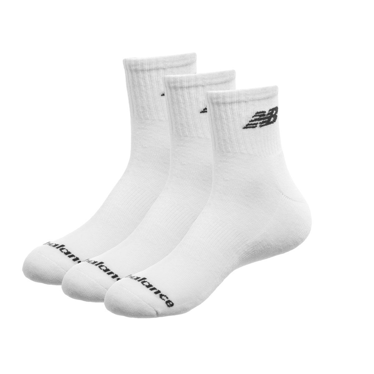 New Balance Quarter Crew Socks 3pk
