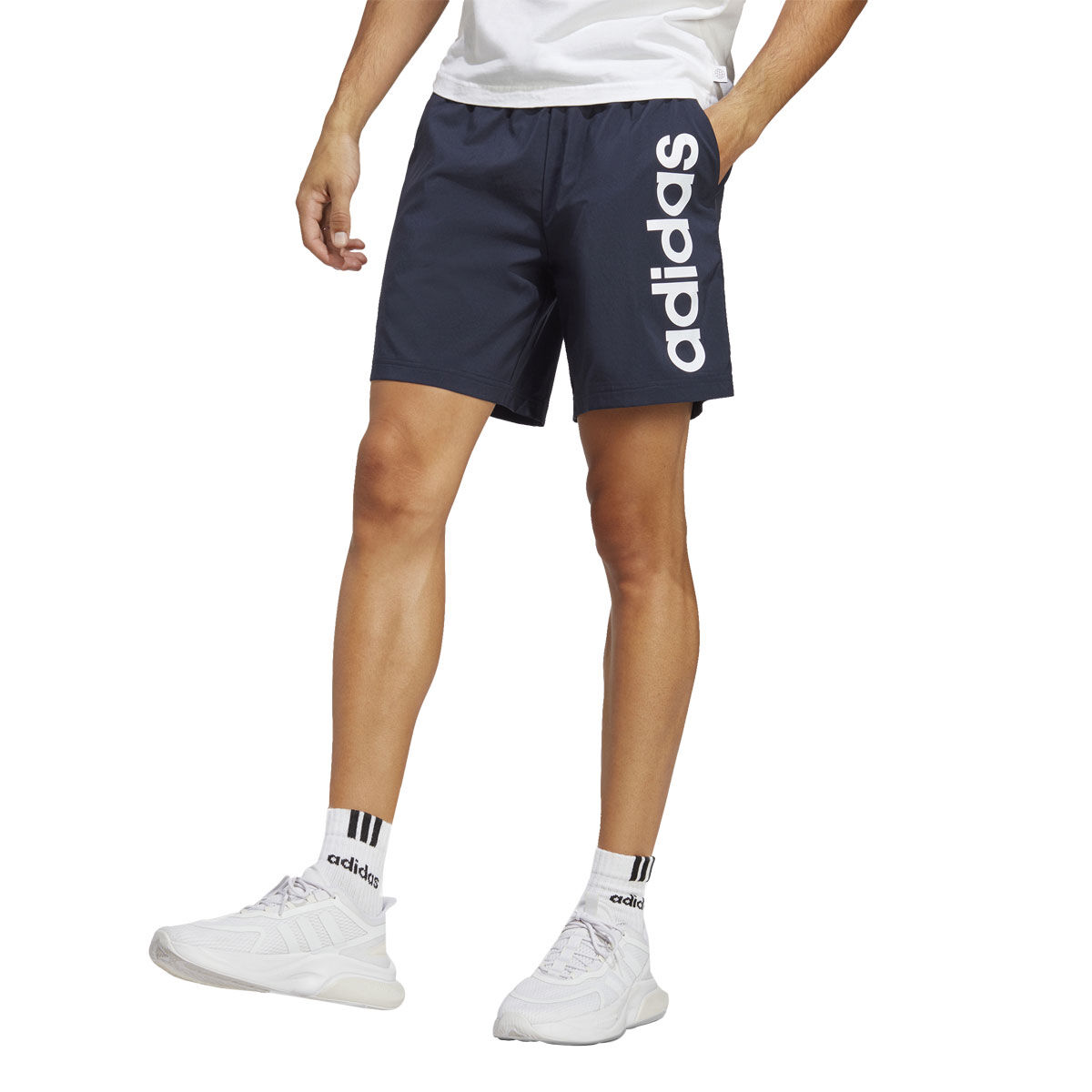 adidas Mens AEROREADY Essentials Chelsea Linear Logo Shorts