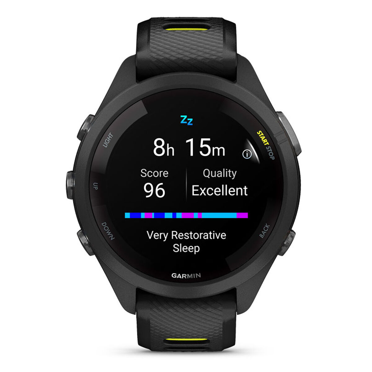 Garmin Forerunner 265S Watch - Black Amp Yellow