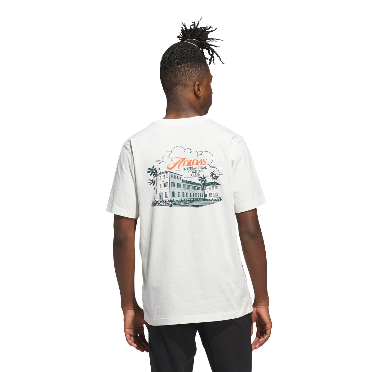 adidas Mens Country Club Scenic Graphic Tee