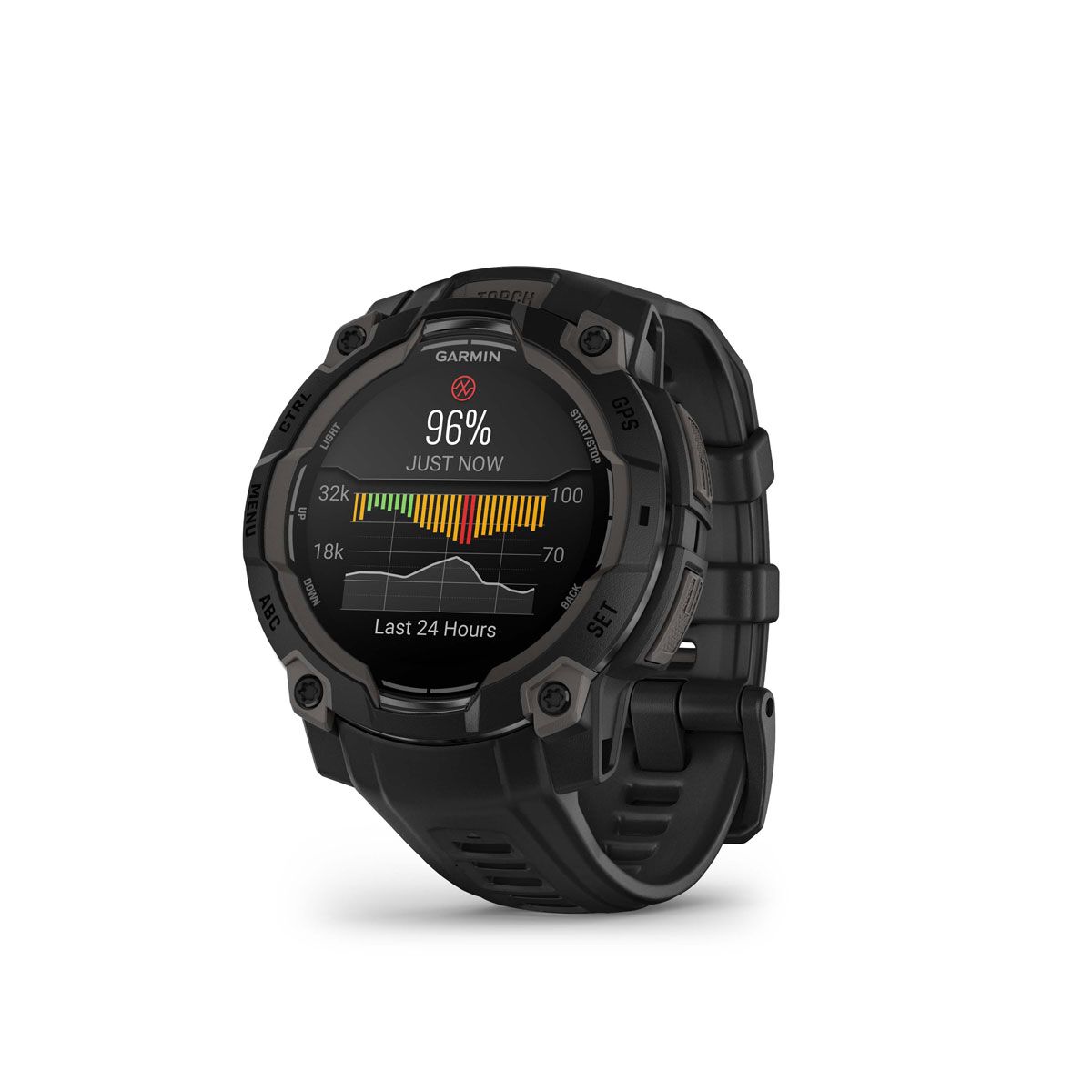 Garmin Instinct 3 45mm AMOLED Watch - Black