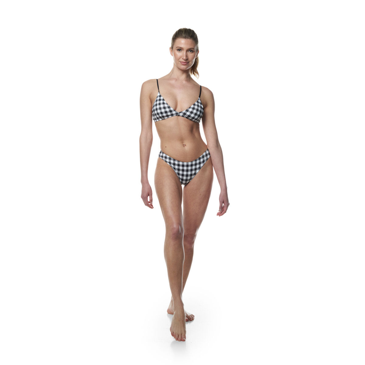 Tahwalhi Womens Gingham Hipster Bottoms