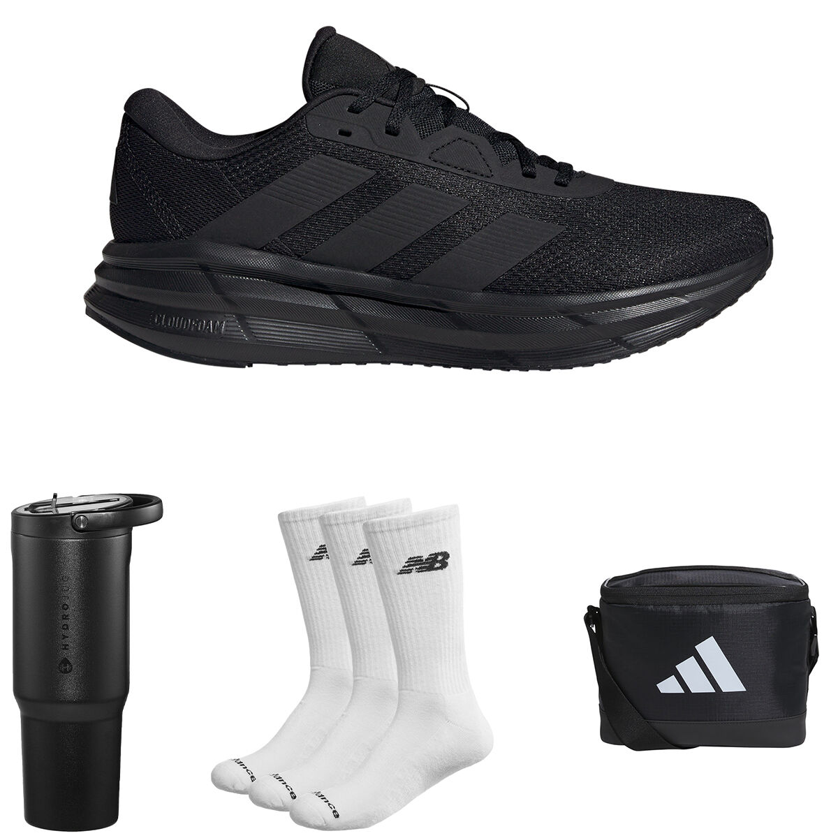 High School Mens Black Shoe Set