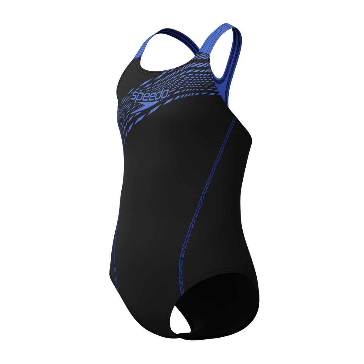 Speedo Girls Medley Logo Medalist One Piece Swimsuit