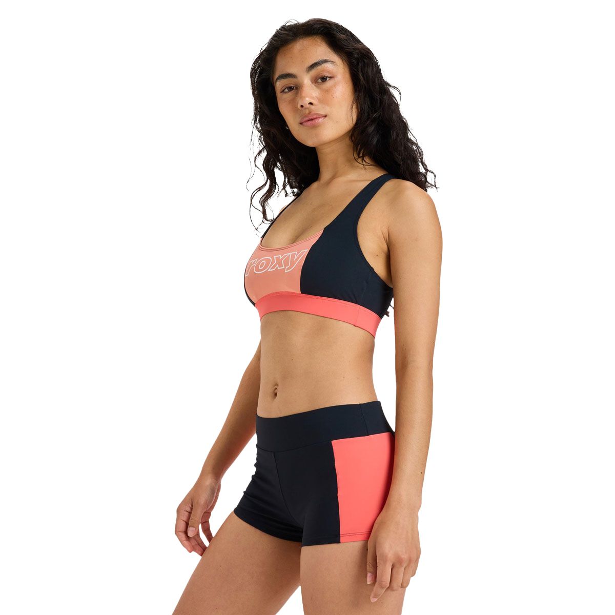 Roxy Womens Beloved Colorblock Swim Bralette