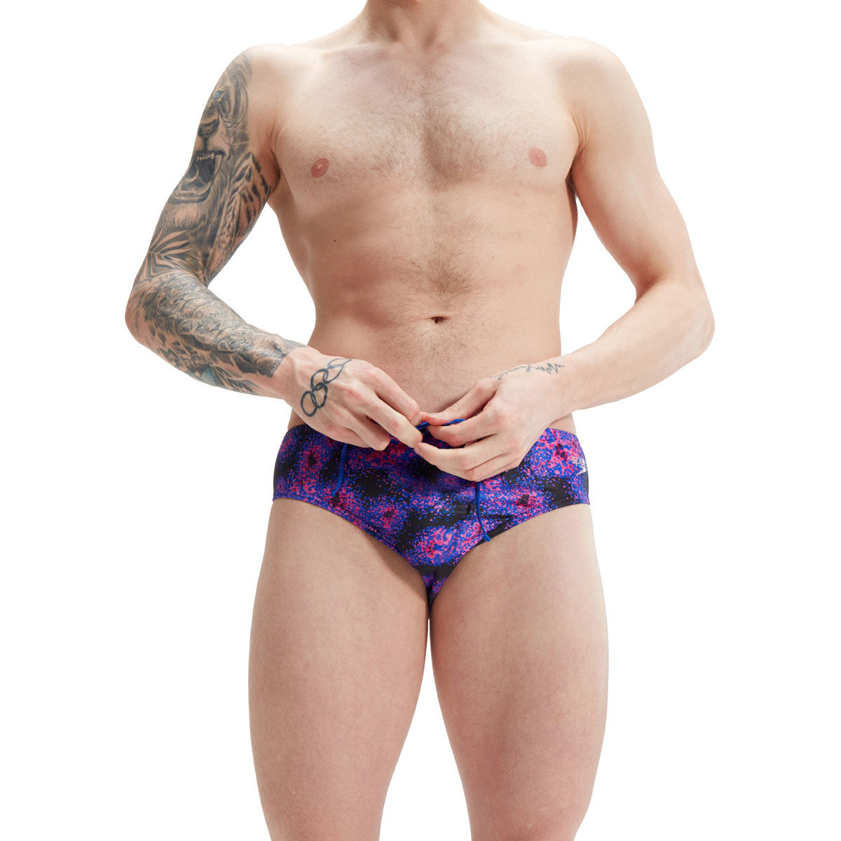 Speedo Mens Allover Digital 8cm Brief
