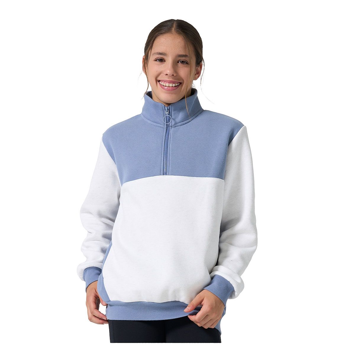 Ell/Voo Junior Freja Fleece Quarter Zip Pullover