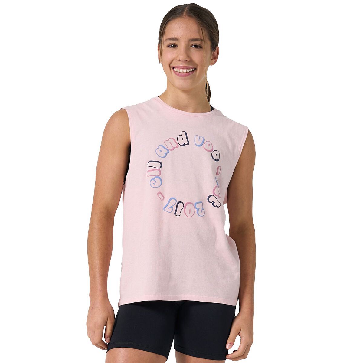 Ell/Voo Kids Abigail Muscle Tank