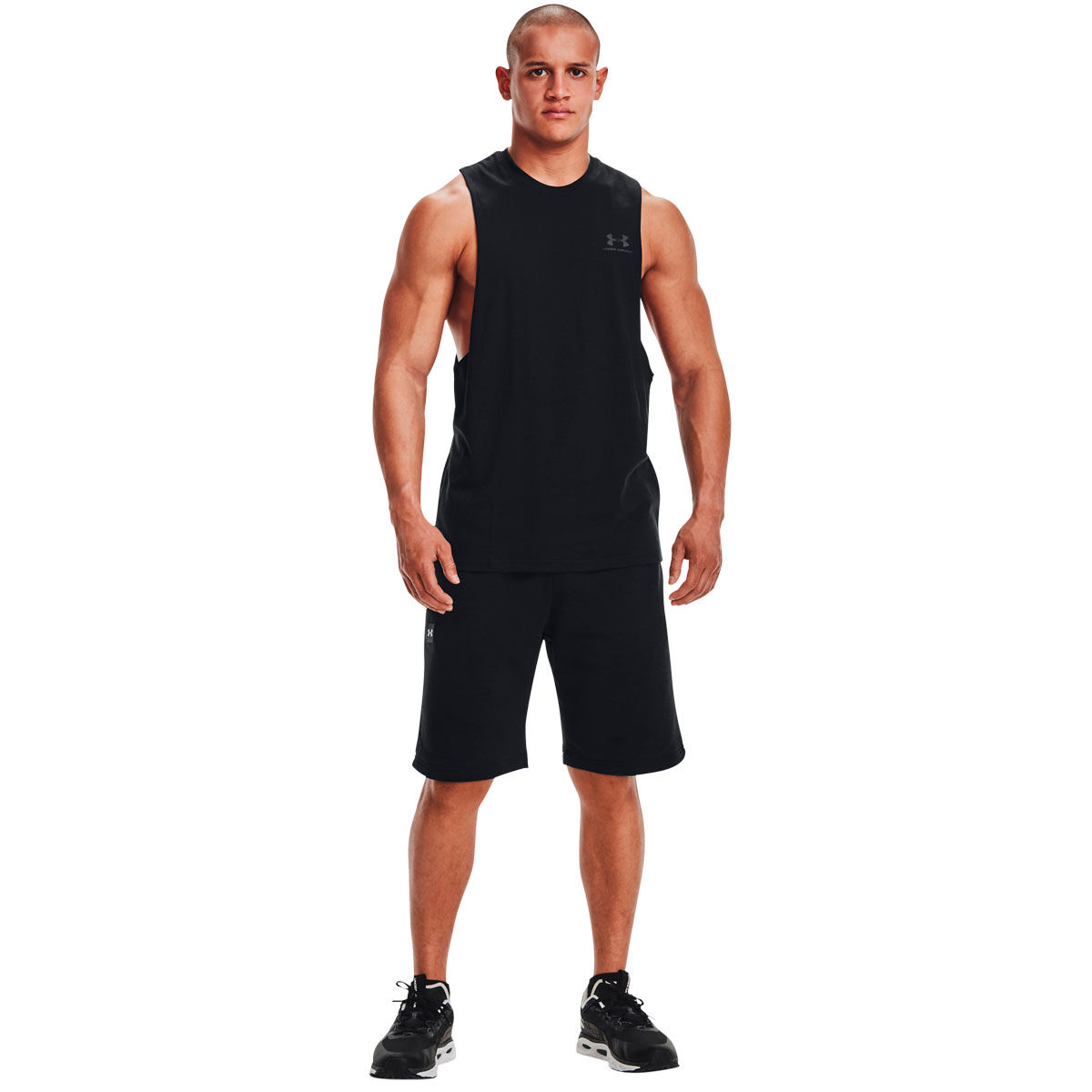 Under Armour Mens Sportstyle Left Chest Cut-Off Tank