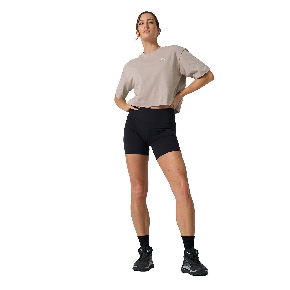 Ell/Voo Womens Lani Cropped Tee