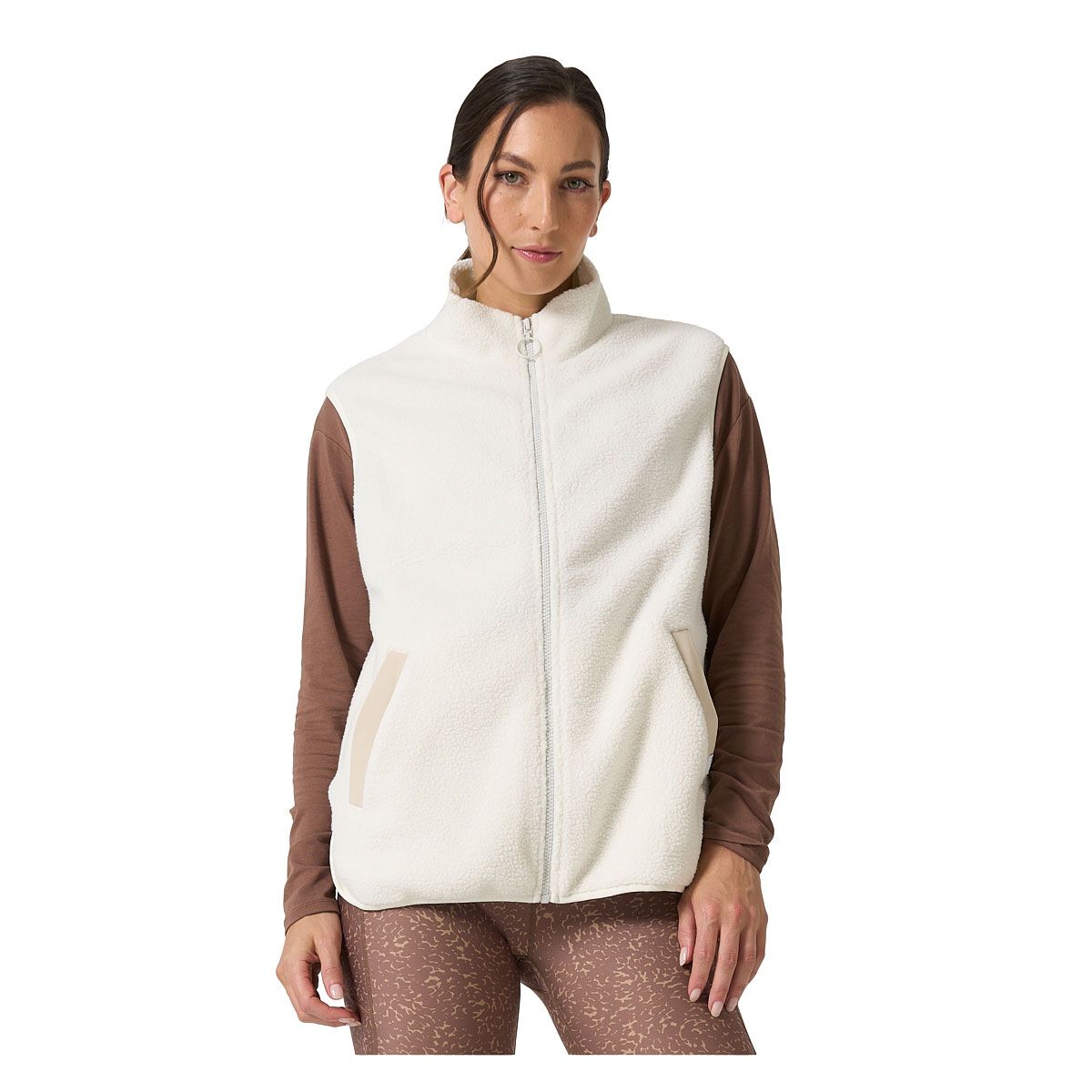 Ell/Voo Womens Bria Sherpa Vest