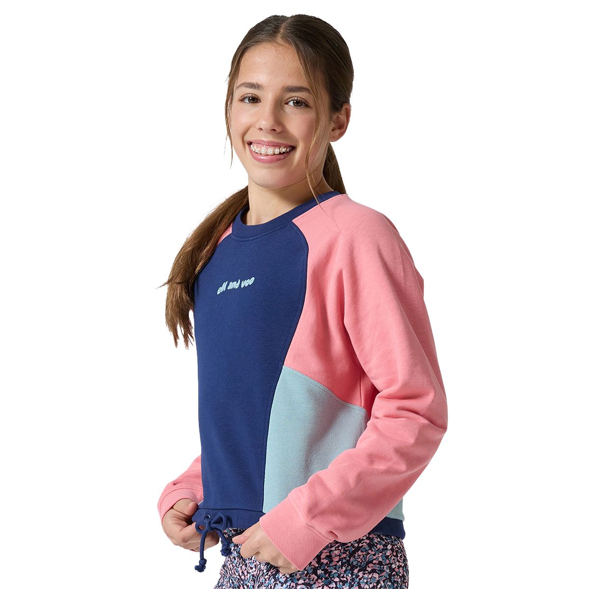 Ell/Voo Girls Carmen Crew Sweatshirt