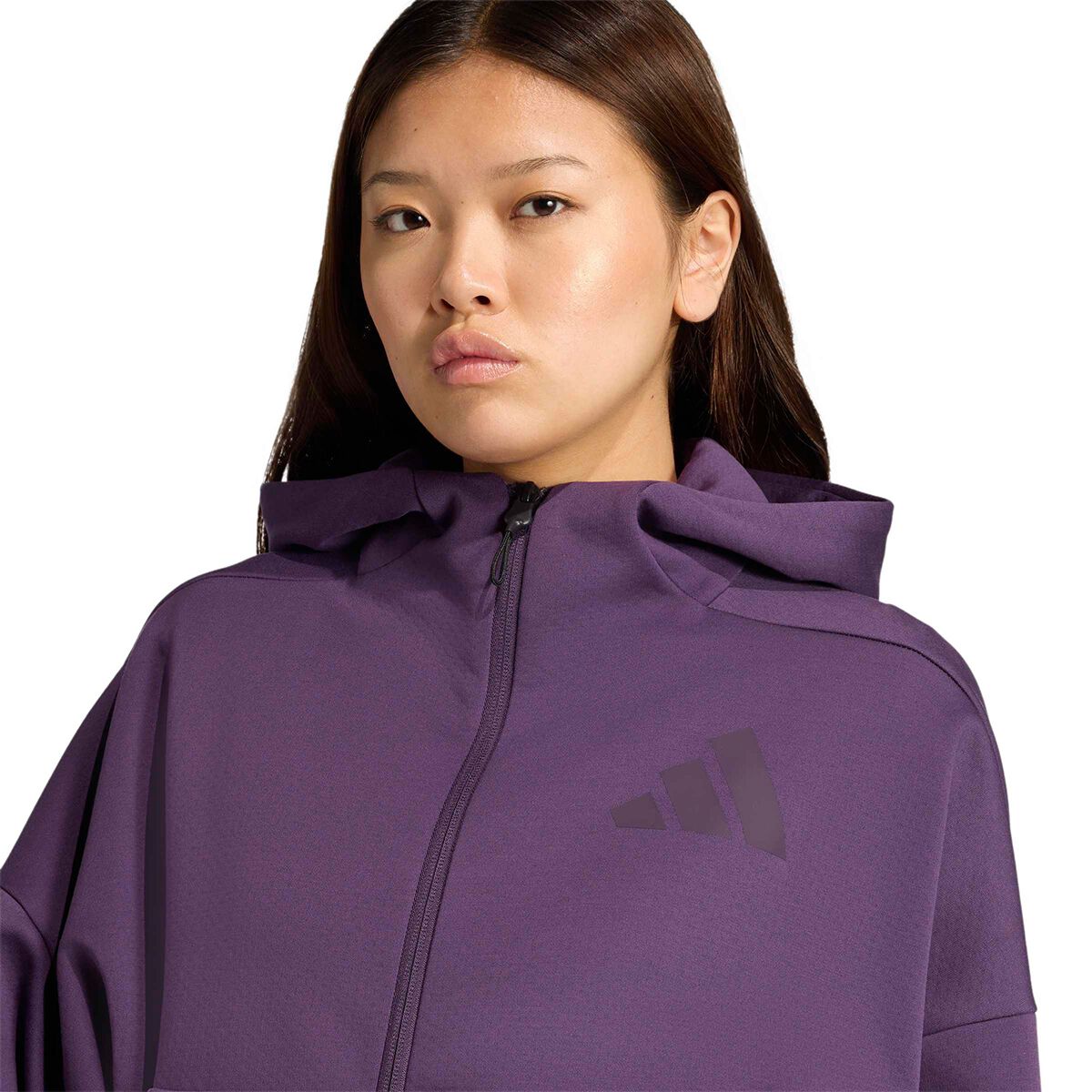 adidas Womens Z.N.E. Full Zip Hoodie