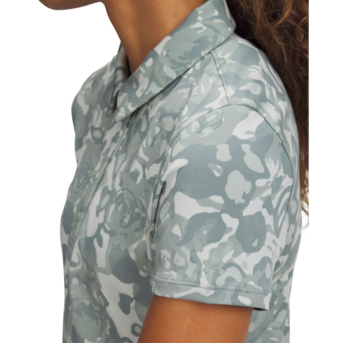 Under Armour Womens Playoff 3.0 Printed Golf Polo