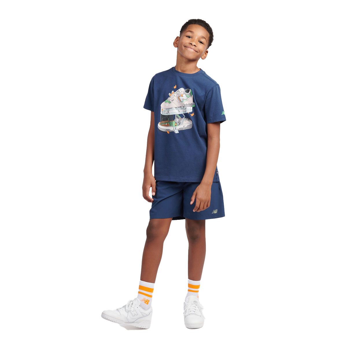 New Balance Junior Fitness Centre Illustrated Graphic Tee