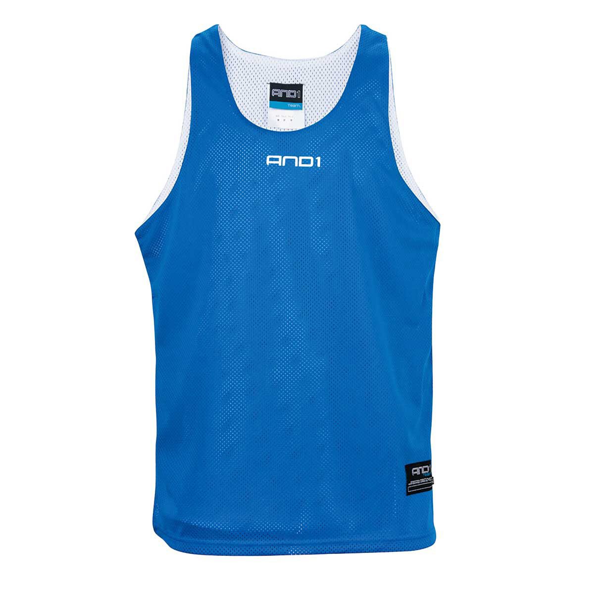 AND1 Mens Reversible Basketball Training Singlet