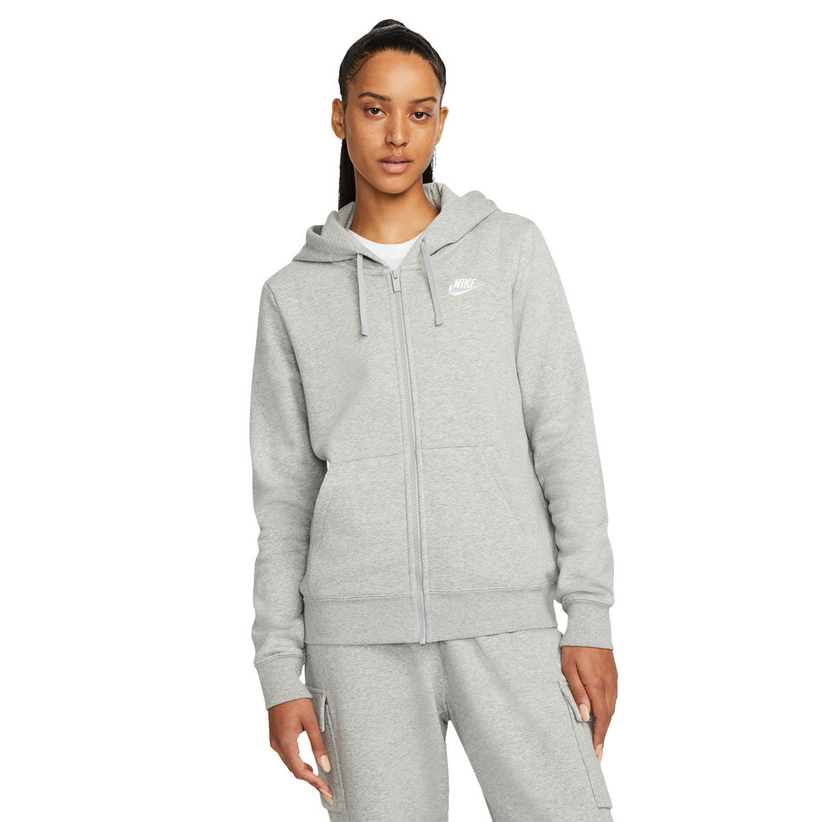 Nike Womens Sportswear Club Fleece Full Zip Hoodie
