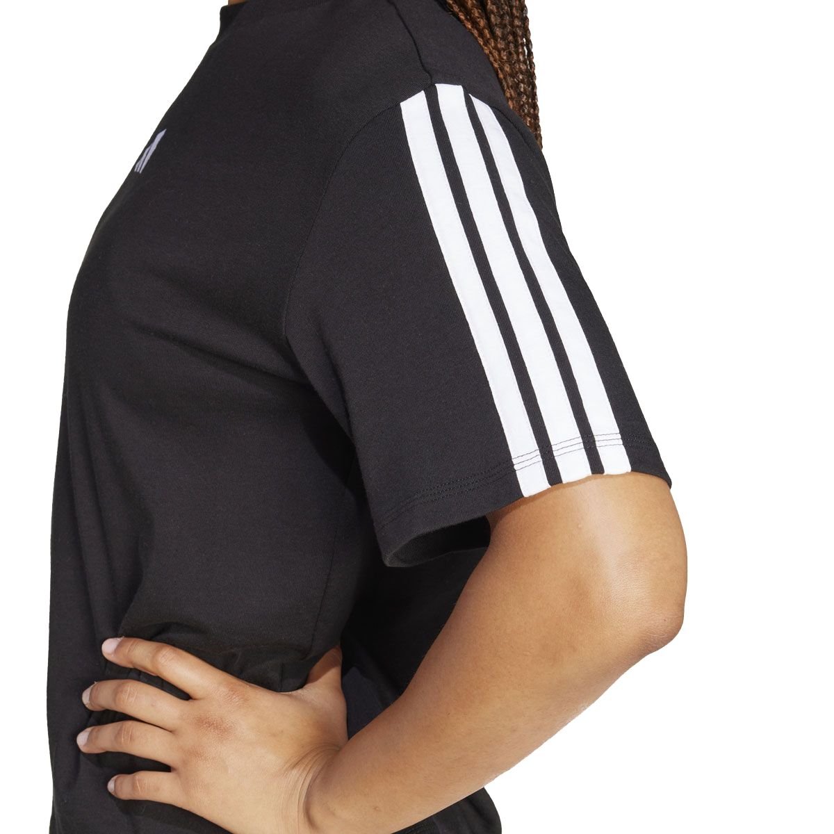 adidas Womens Essentials 3 Stripes Boyfriend Tee