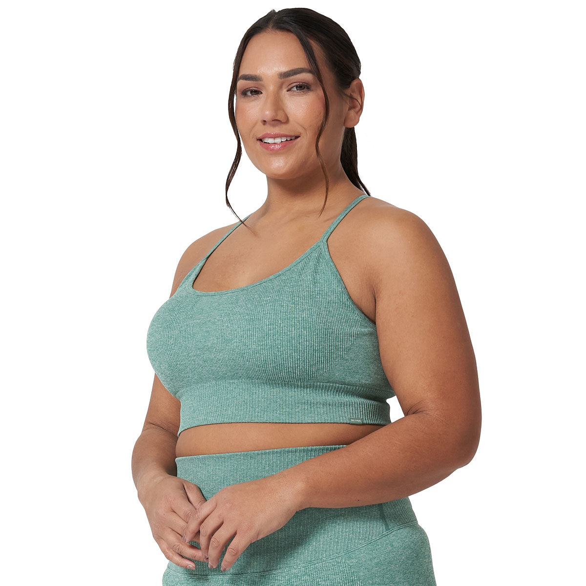 Ell/Voo Womens Reili Seam Free Crop Sports Bra