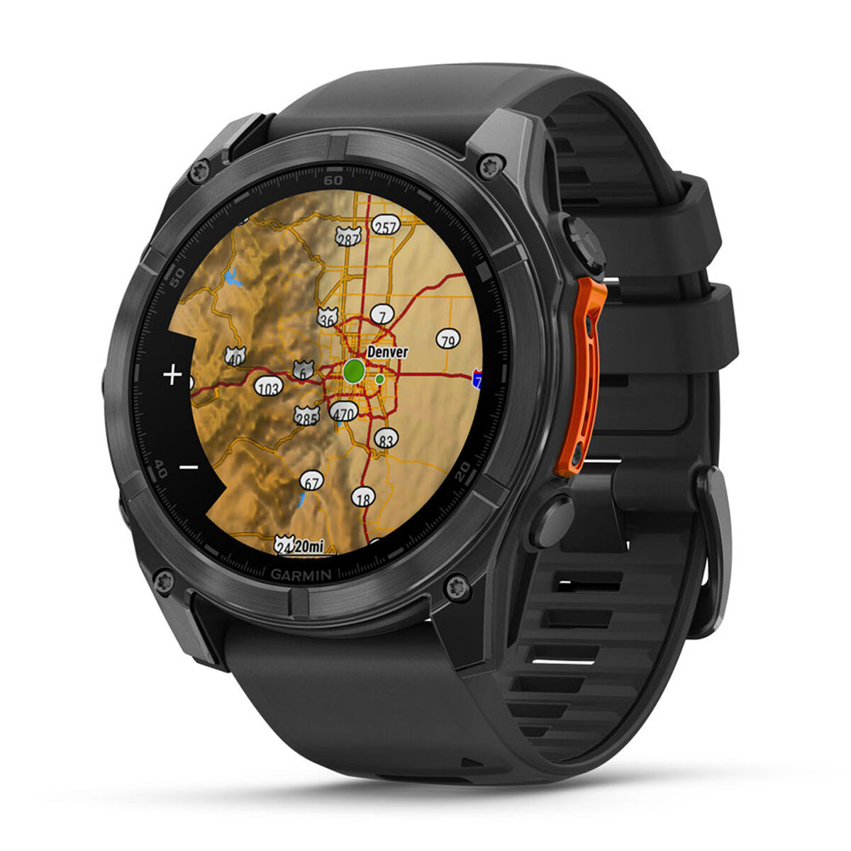 Garmin Fenix 8 51mm AMOLED Glass Watch - Slate/Steel