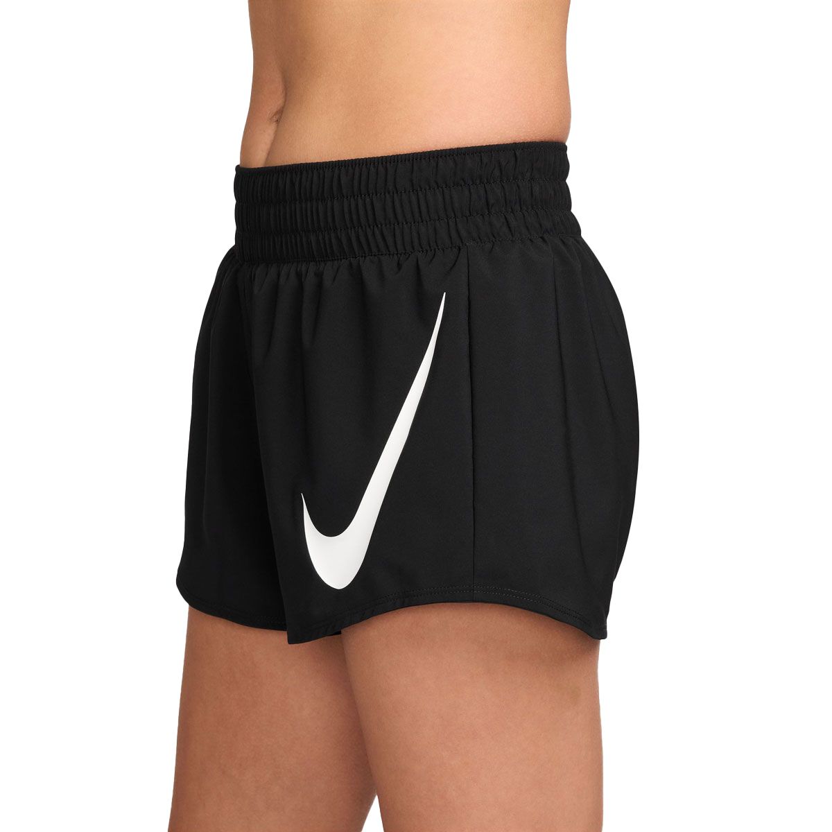 Nike Womens One Swoosh Dri-FIT 3 Inch Brief-Lined Running Shorts