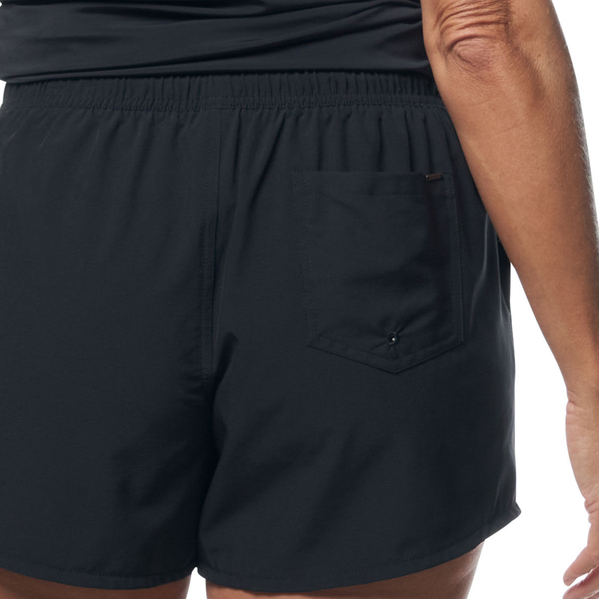 Tahwalhi Womens Solid Swim Shorts