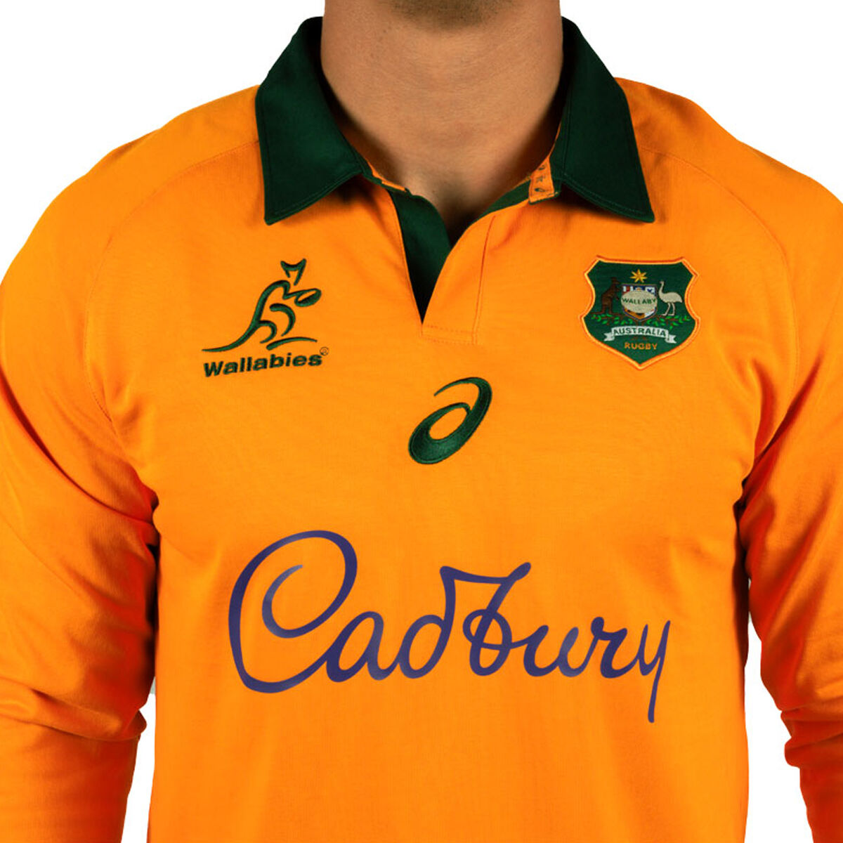 Wallabies 2024 Mens Traditional Long Sleeve Rugby Jersey