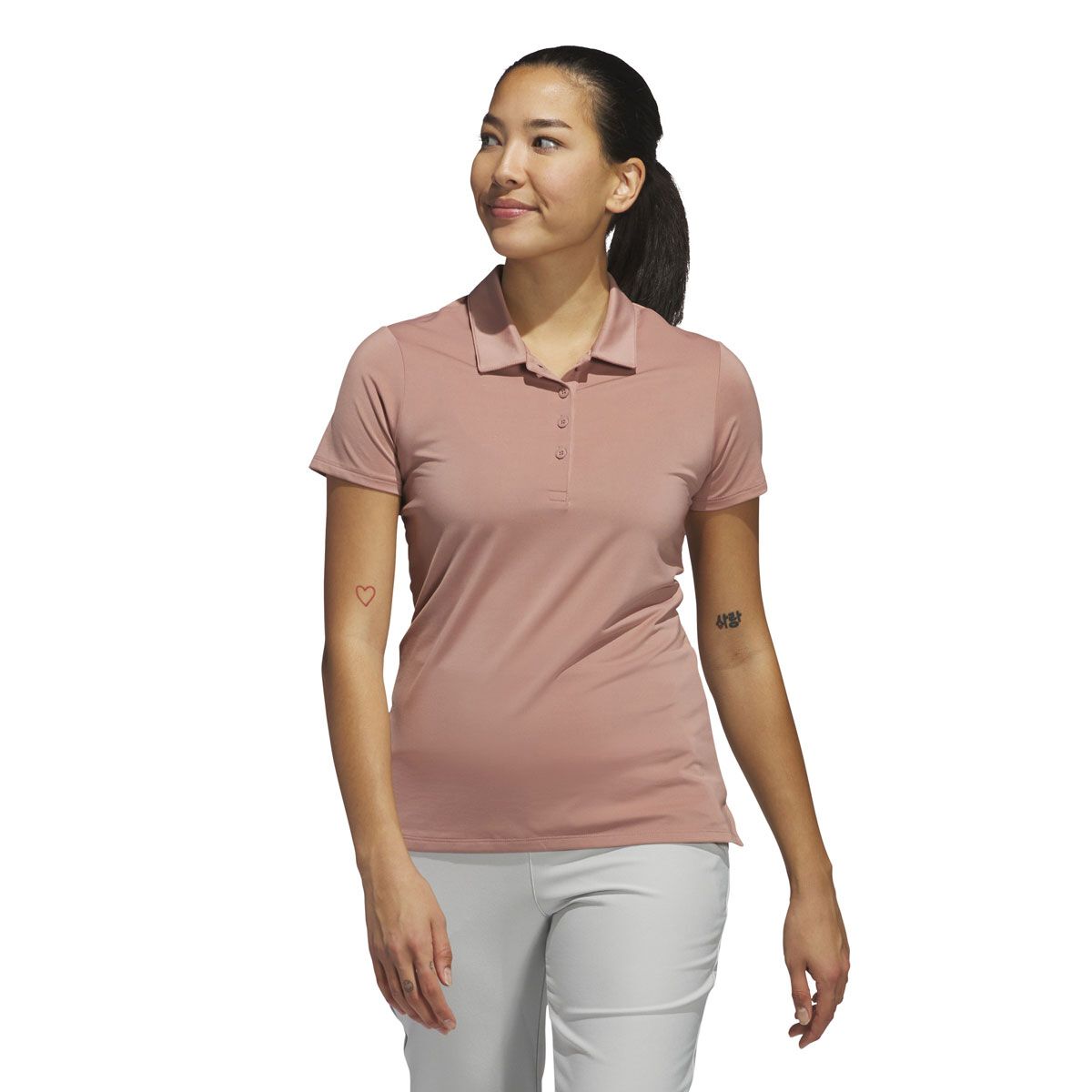 adidas Womens Ultimate365 Solid Golf Polo