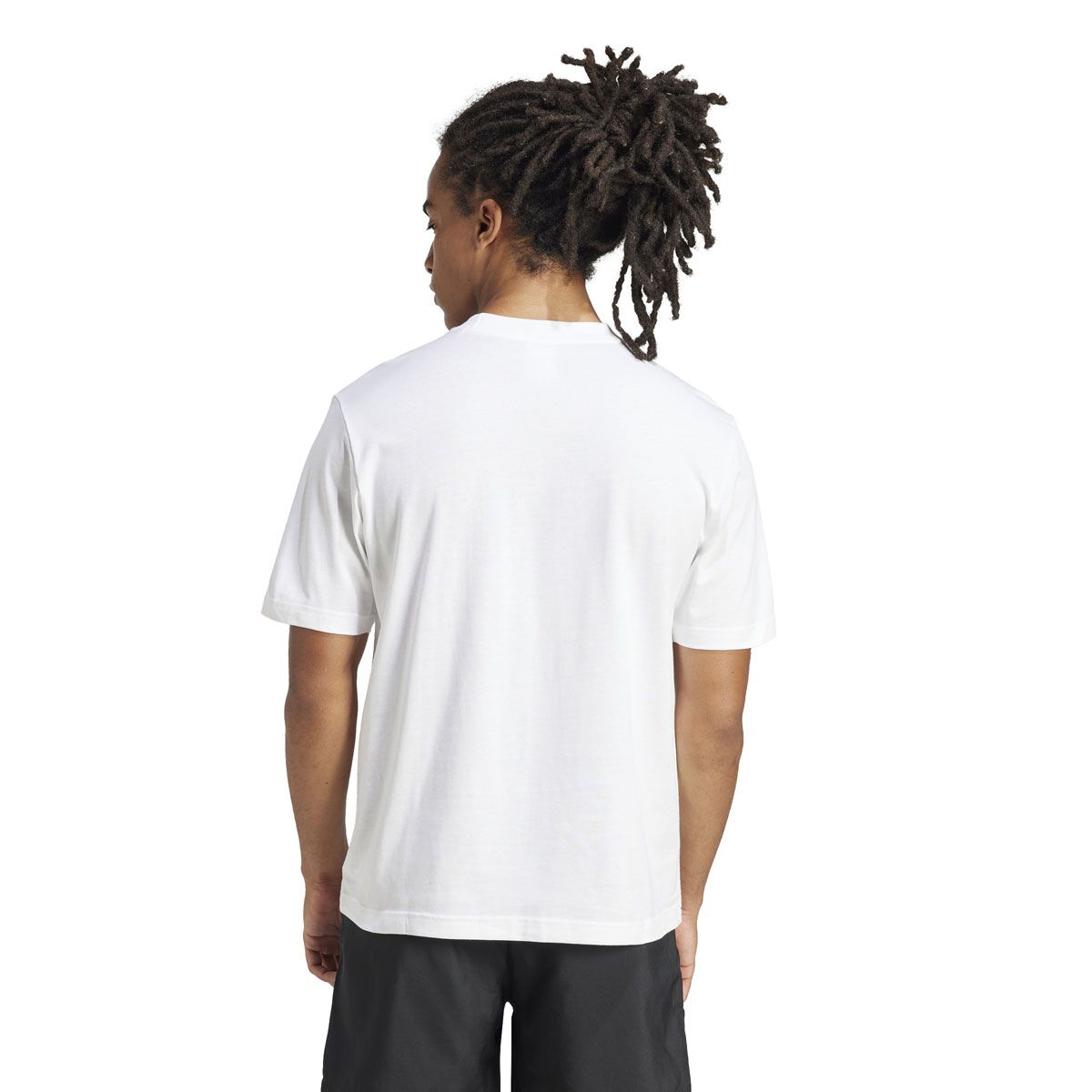 adidas Mens Essentials Small Logo Single Jersey Tee