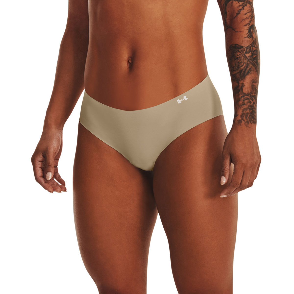 Under Armour Womens Pure Stretch Seamless Hipster Printed Briefs 3 Pack