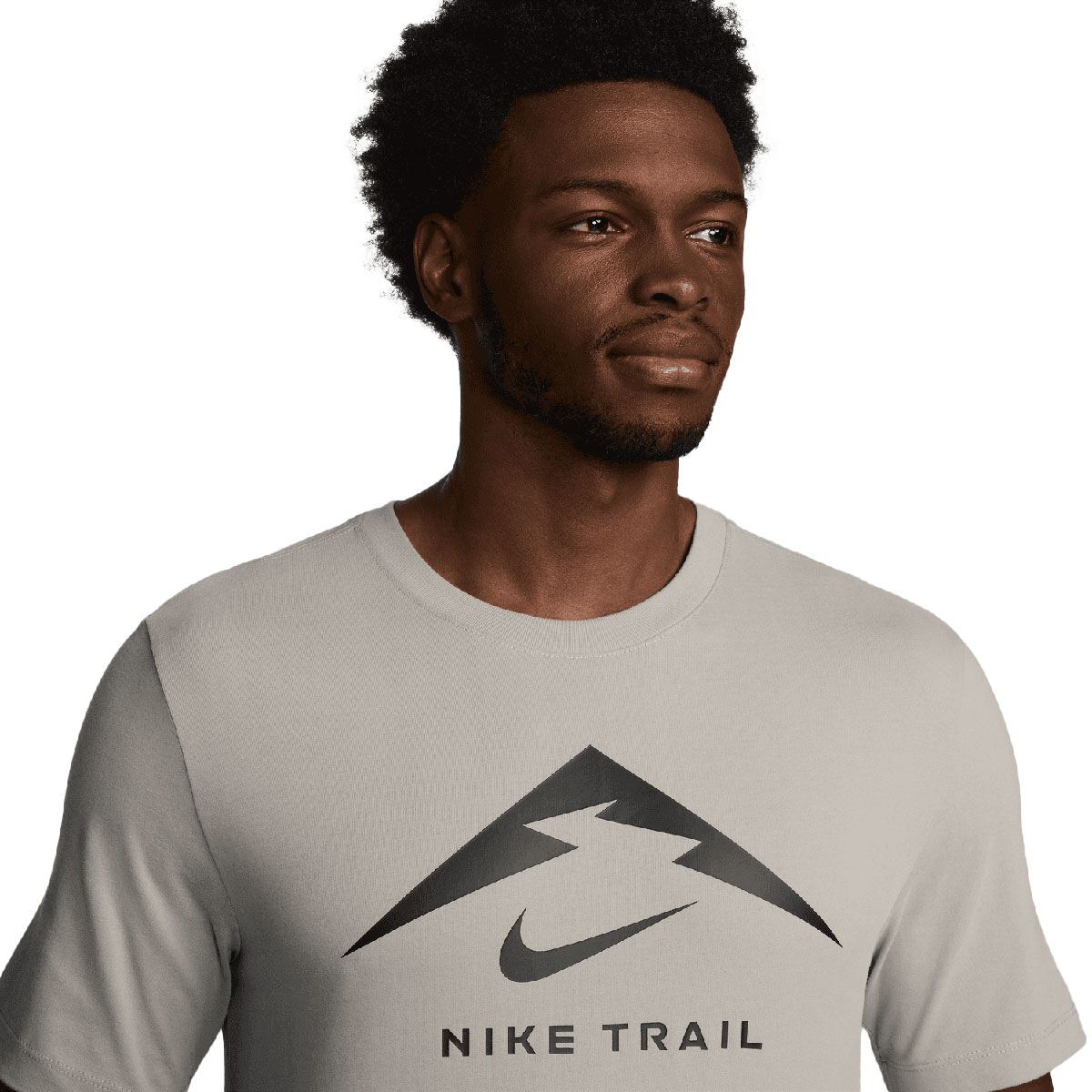 Nike Mens Trail Dri-FIT Logo Running Tee