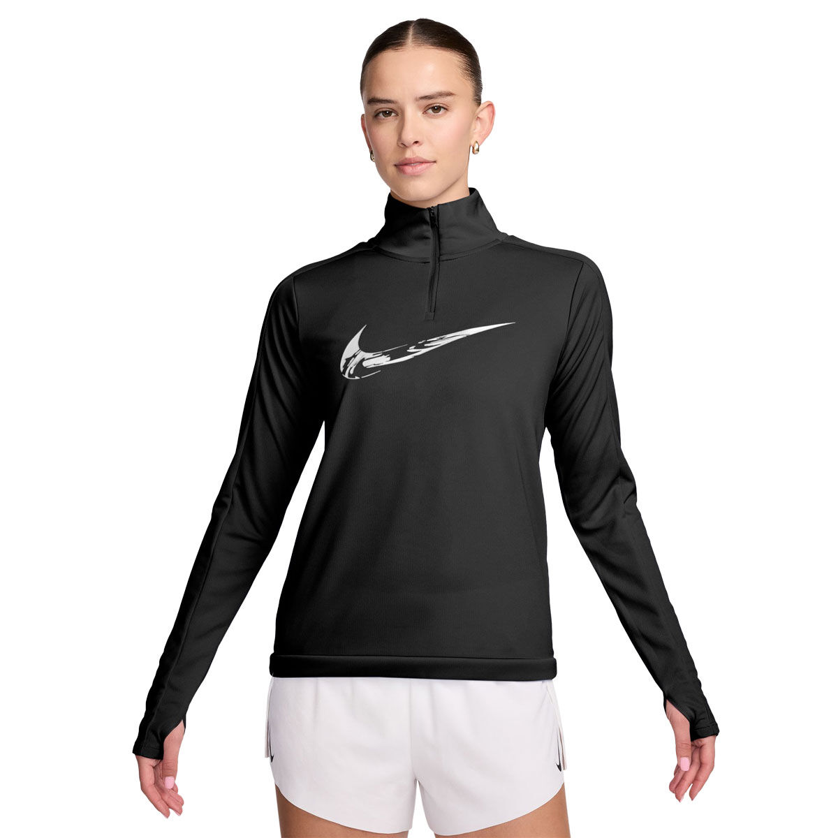 Nike Womens Swoosh Dri-FIT 1/2 Zip Running Top