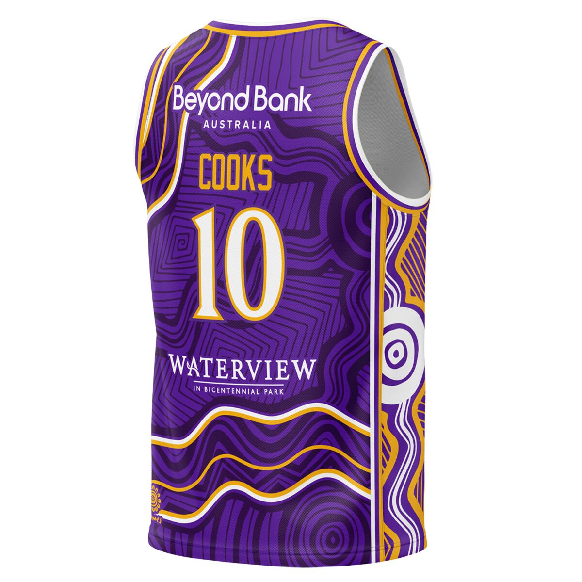 Sydney Kings Mens Xavier Cooks 2024/25 Indigenous Basketball Jersey