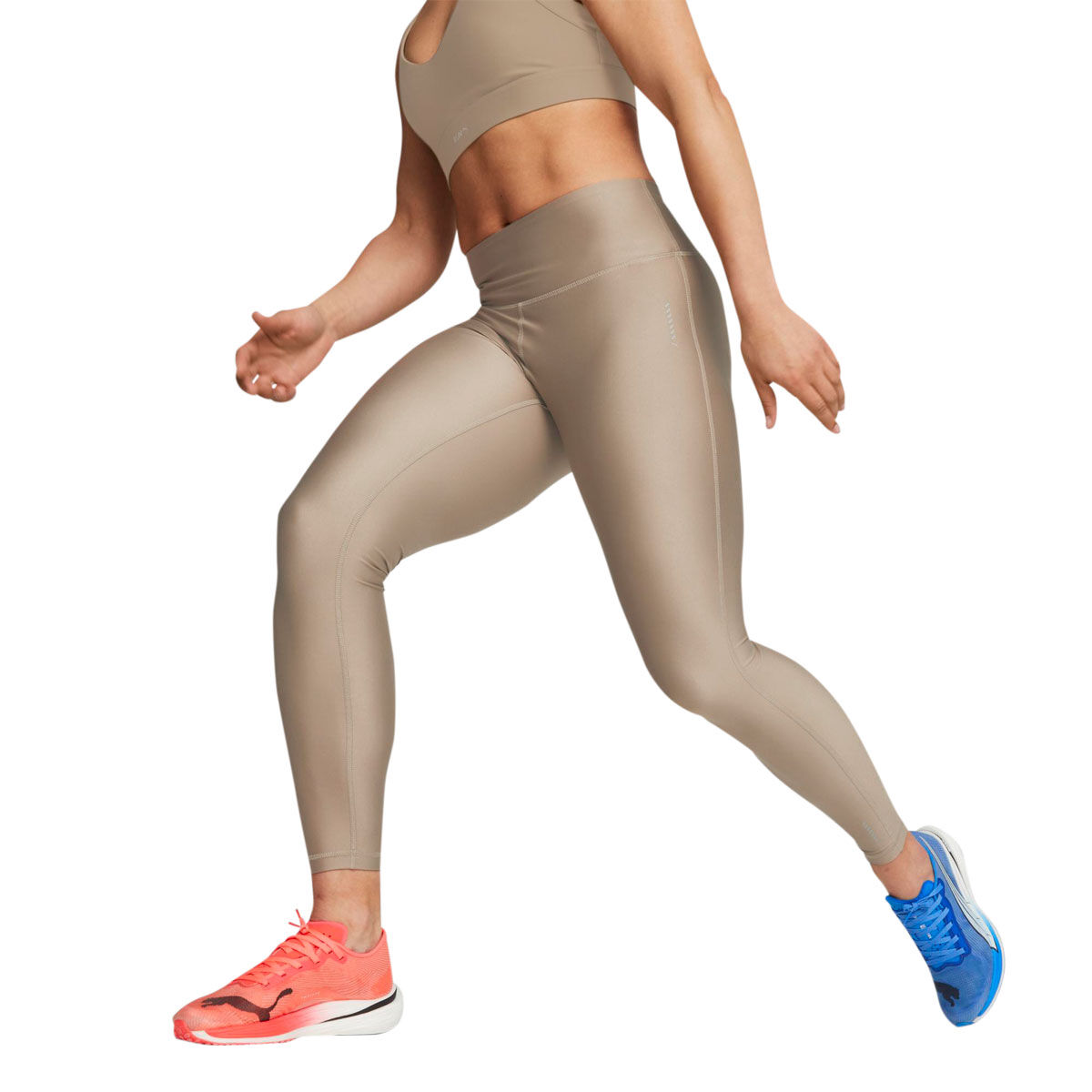 PUMA Womens Run High Waist Full Length Tights