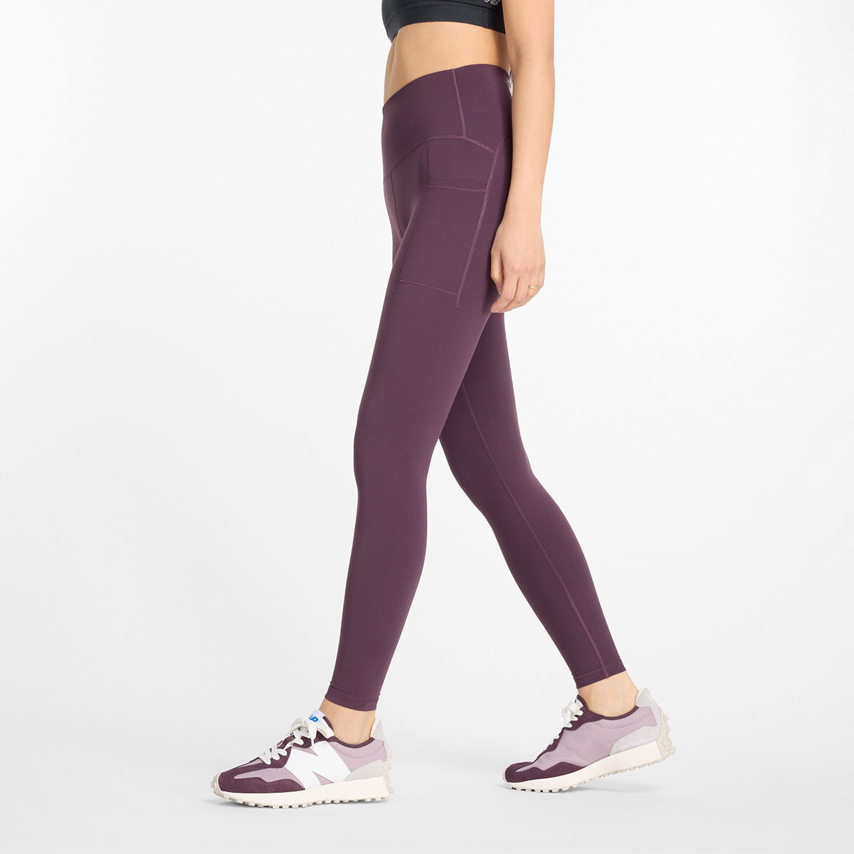 New Balance Womens Sleek High Rise Pocket Running Tights