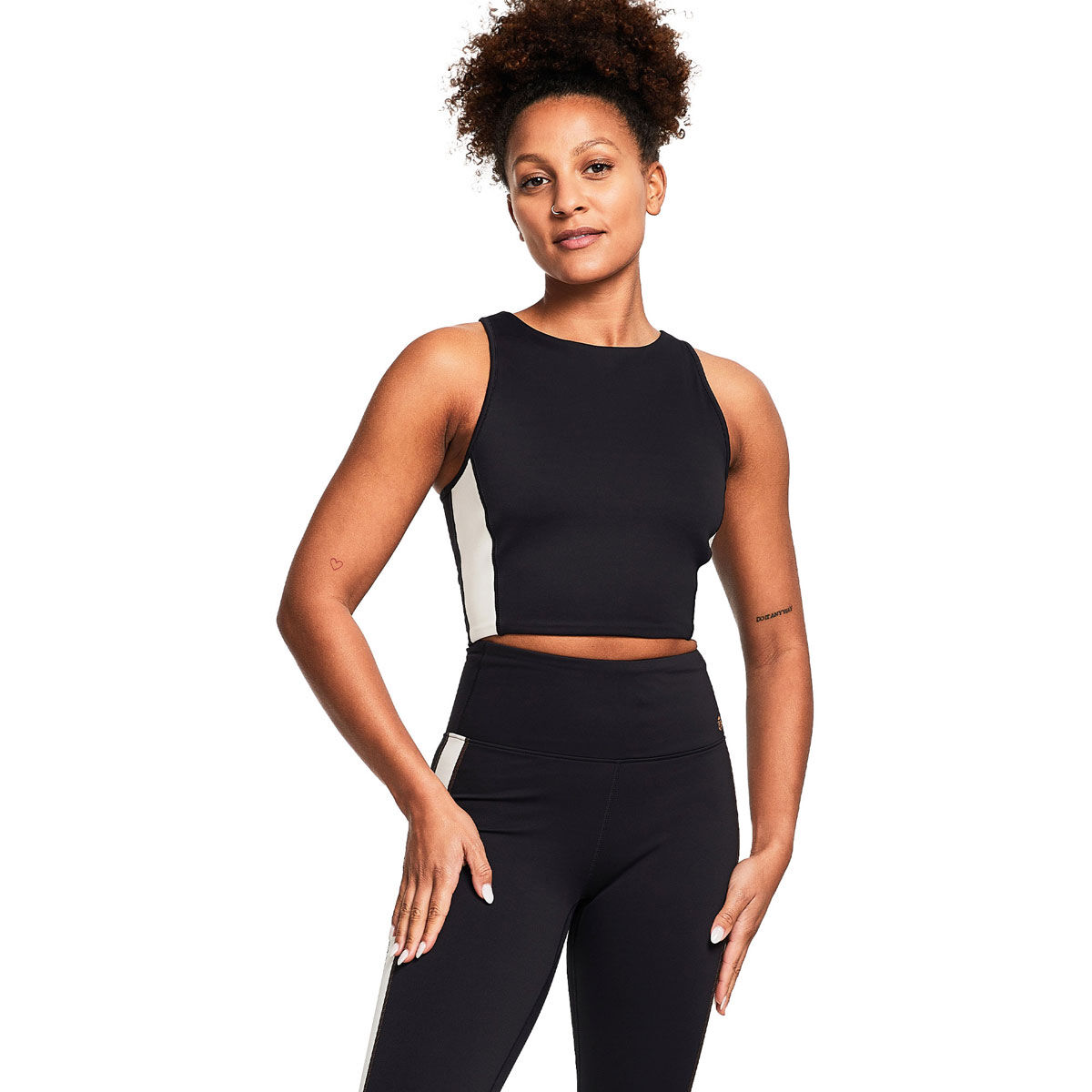Bahe Womens Reforma High Neck Longline Sports Bra