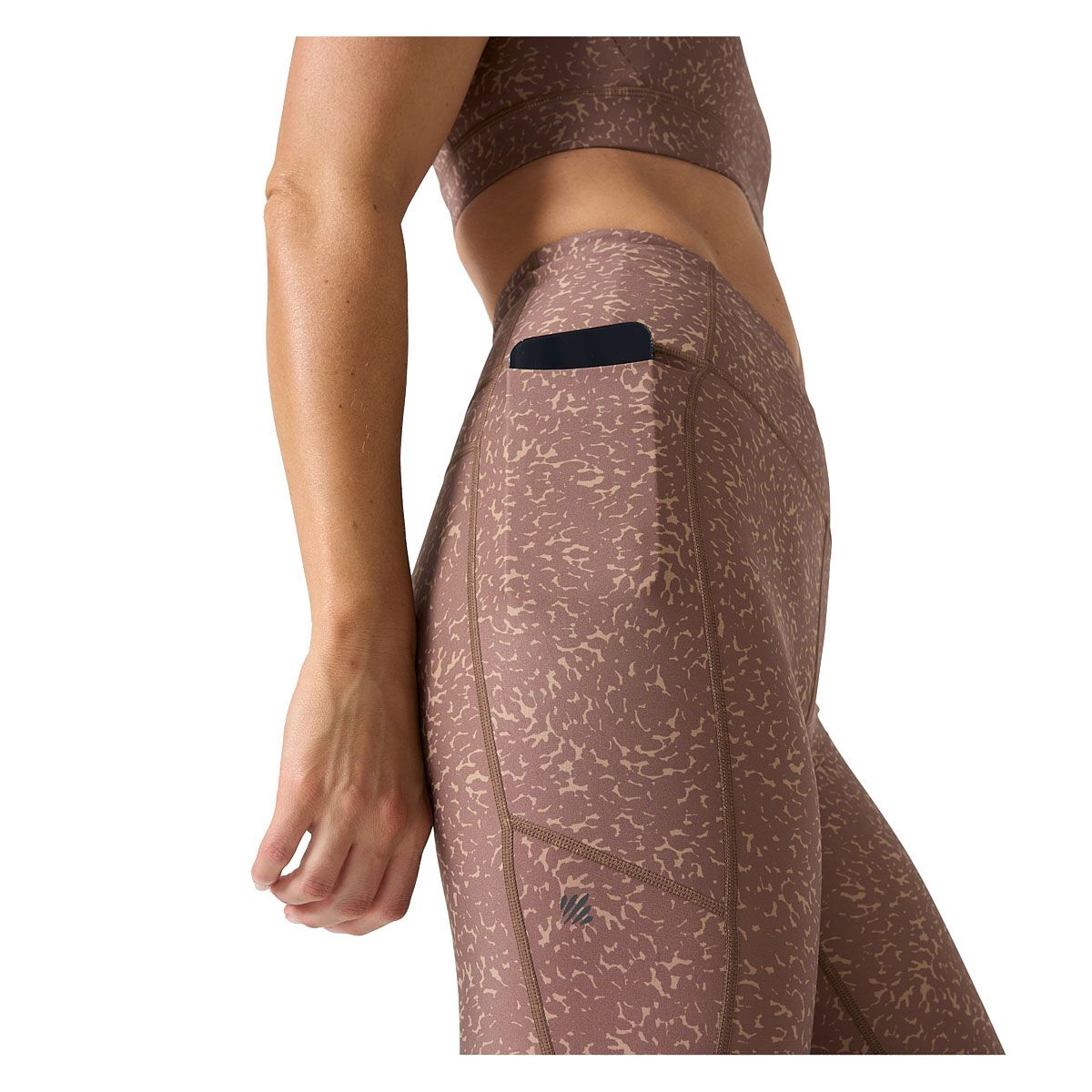 Ell/Voo Womens Kara High Rise 7/8 Pocket Tights