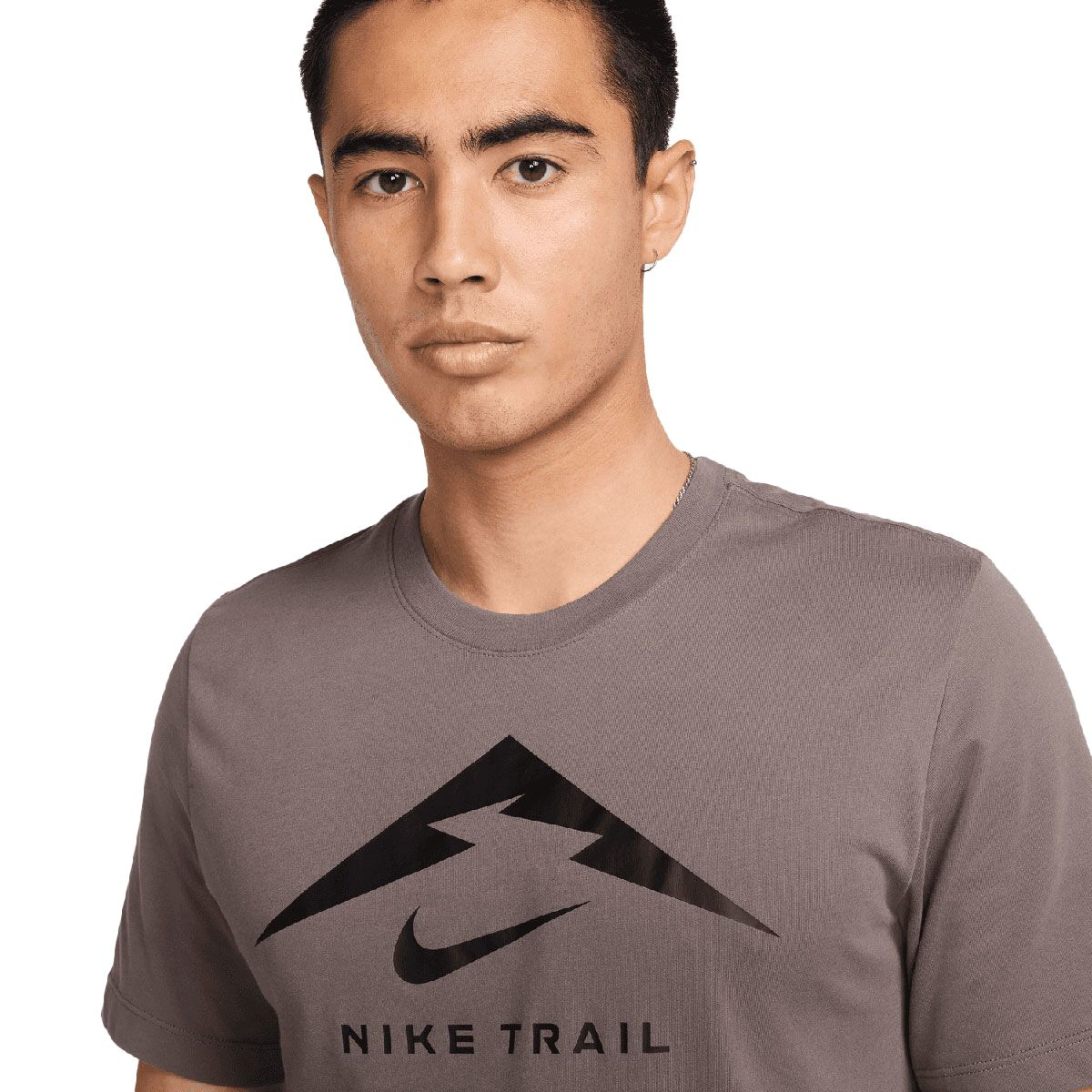 Nike Mens Trail Dri-FIT Logo Running Tee