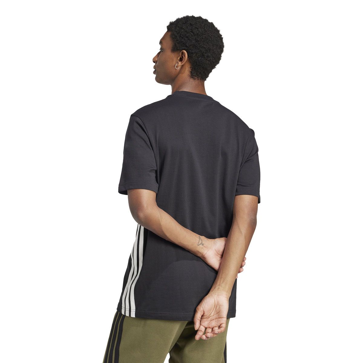 adidas Mens Essentials 3-Stripes Tee