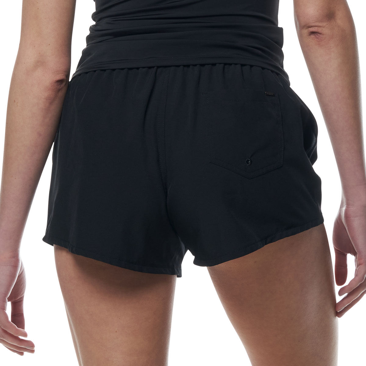 Tahwalhi Womens Solid Swim Shorts