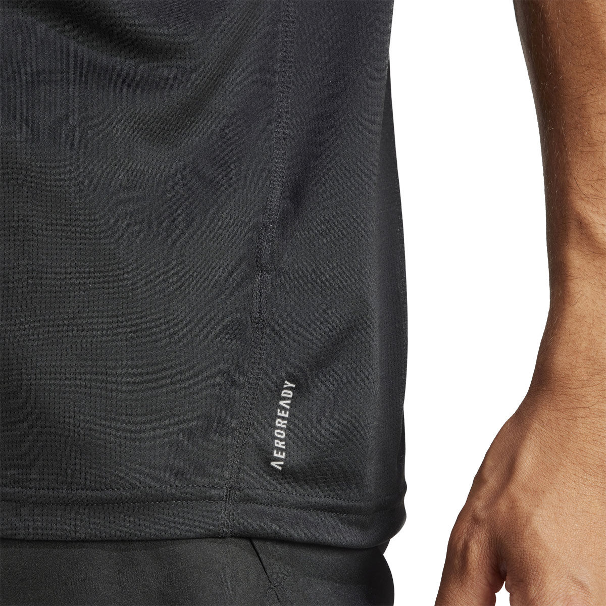 adidas Mens AEROREADY Run It Badge of Sport Tee