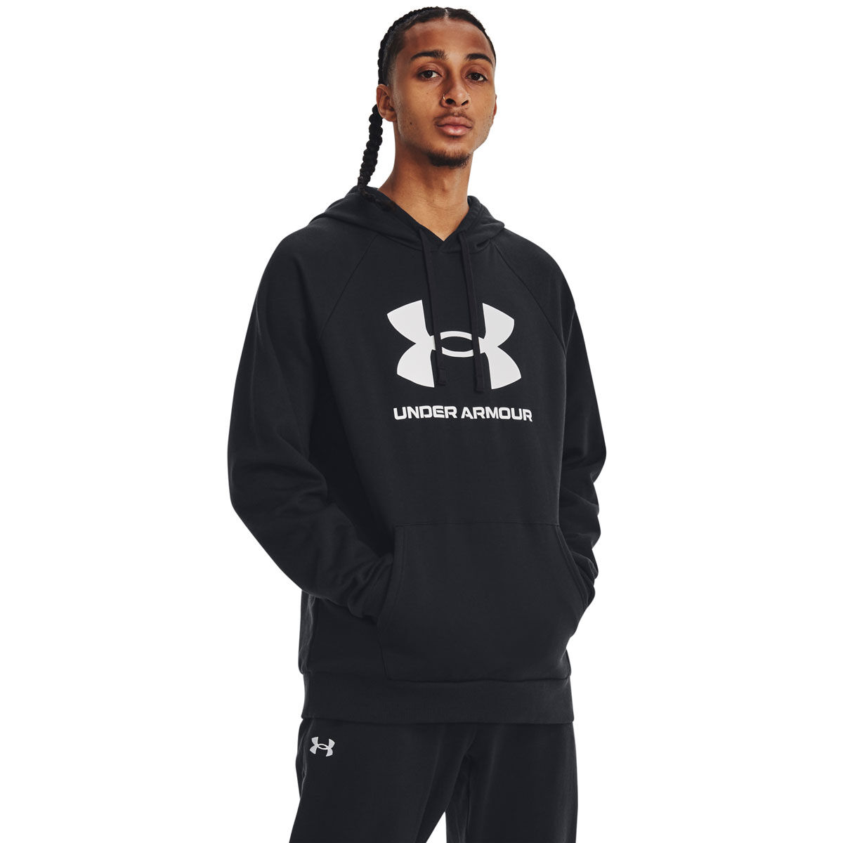 Under Armour Mens Rival Fleece Big Logo Hoodie