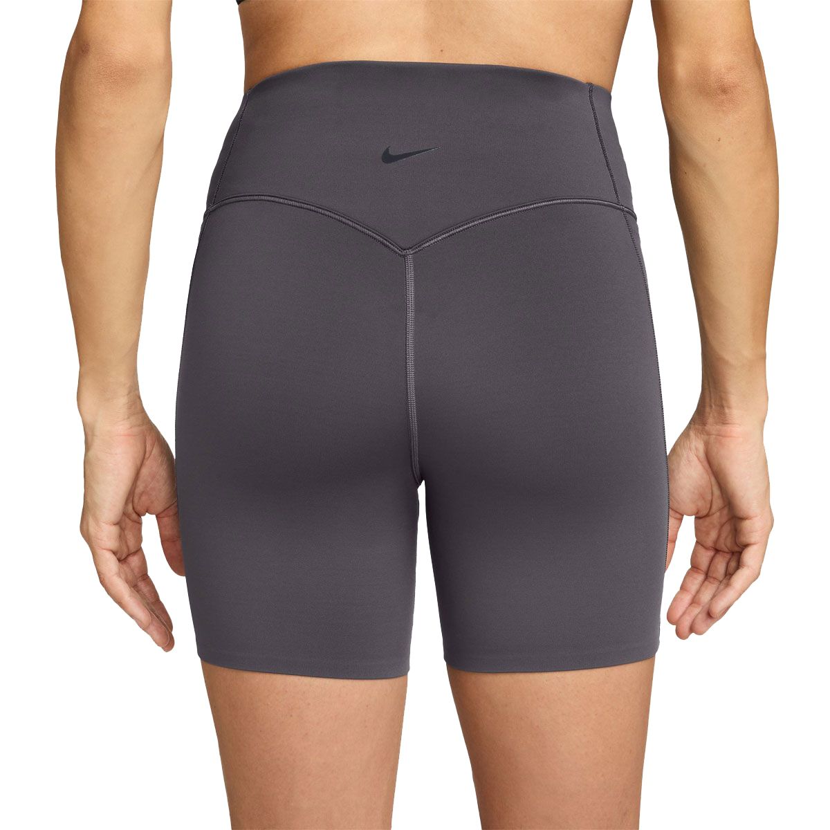 Nike Womens Universa Dri-FIT High Rise 8 Inch Short Pocket Tights