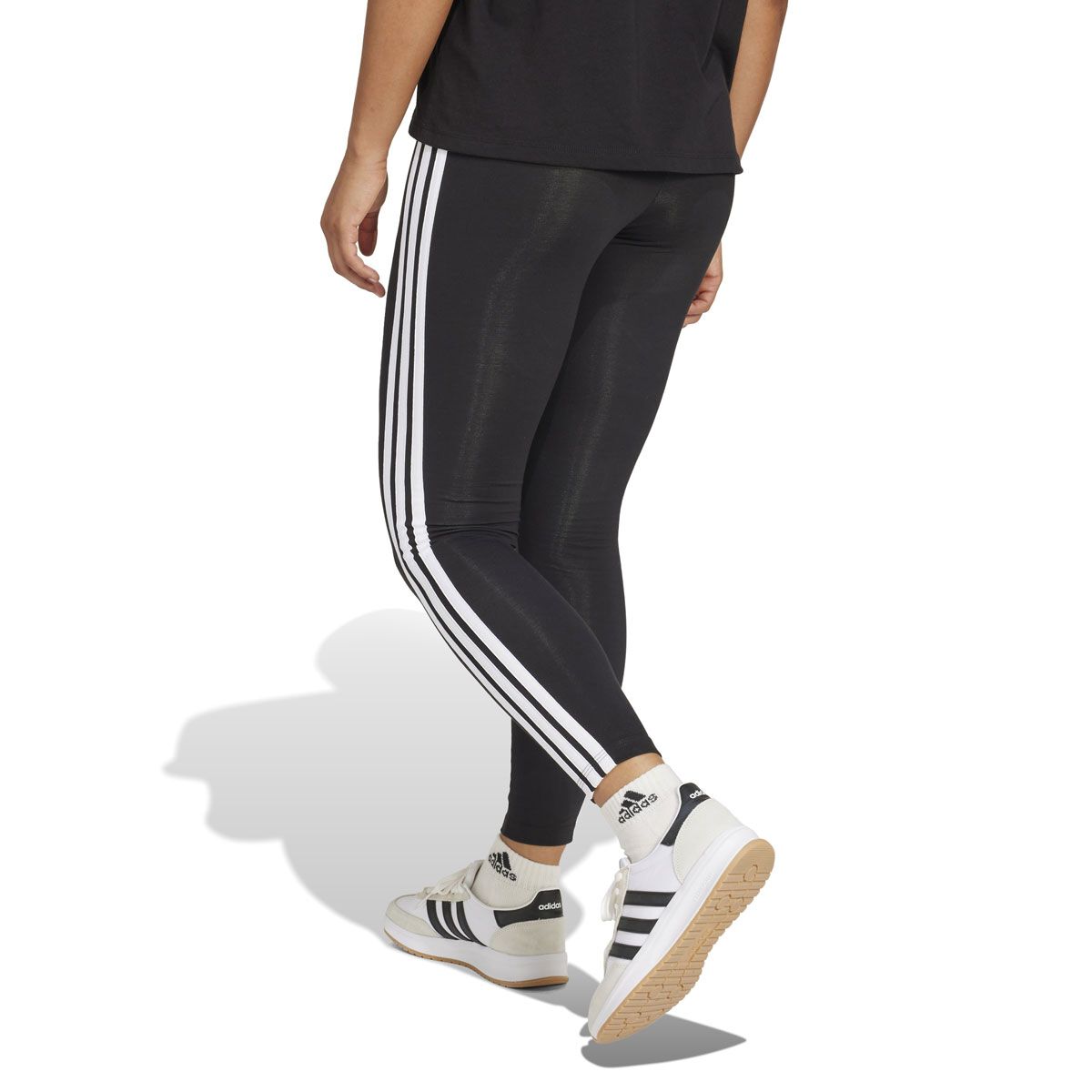 adidas Womens Essentials 3-Stripes Cotton Leggings