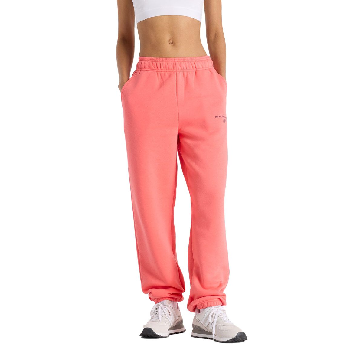New Balance Womens Reimagined Fleece Jogger Track Pants