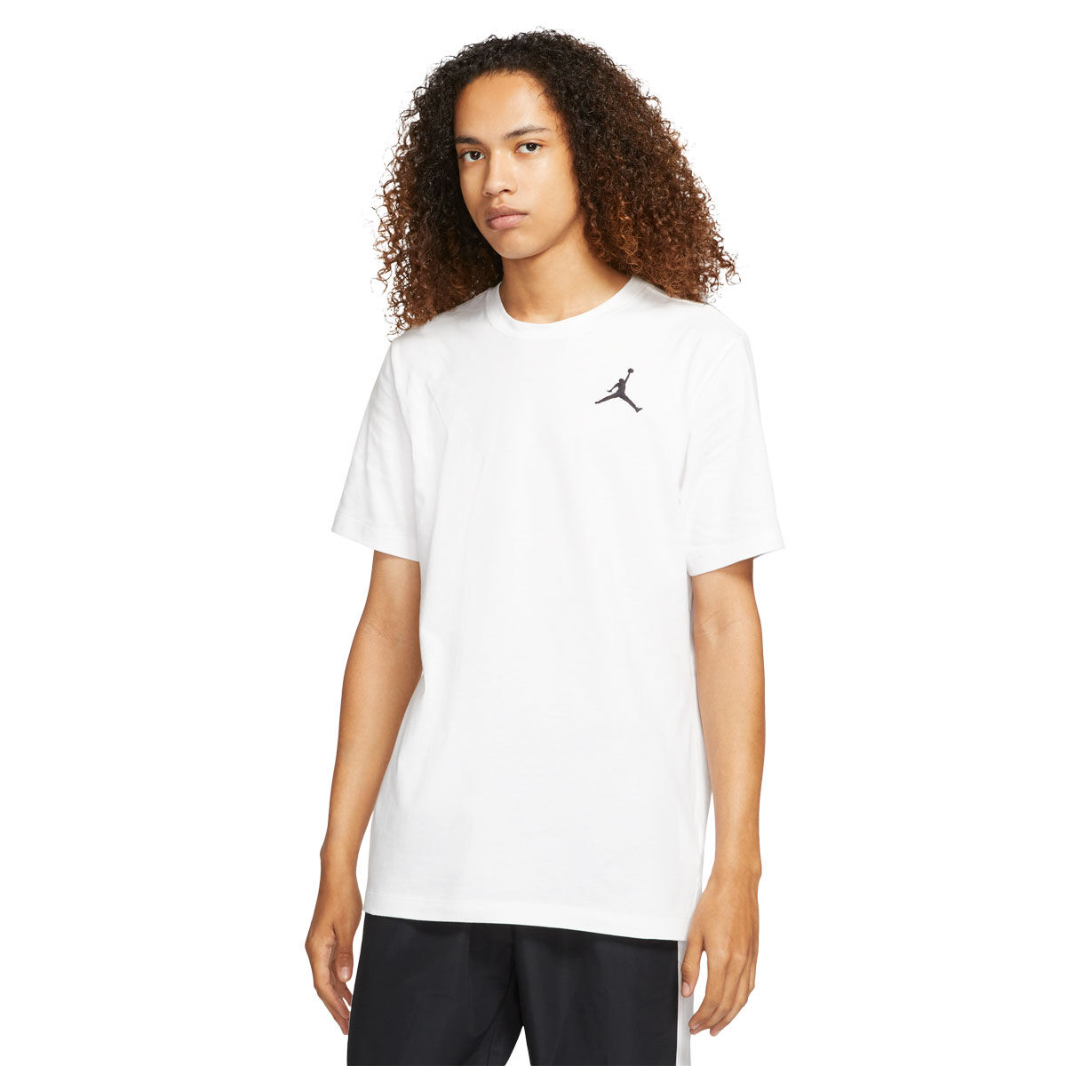 Jordan Mens Jumpman Embroidered Logo Tee