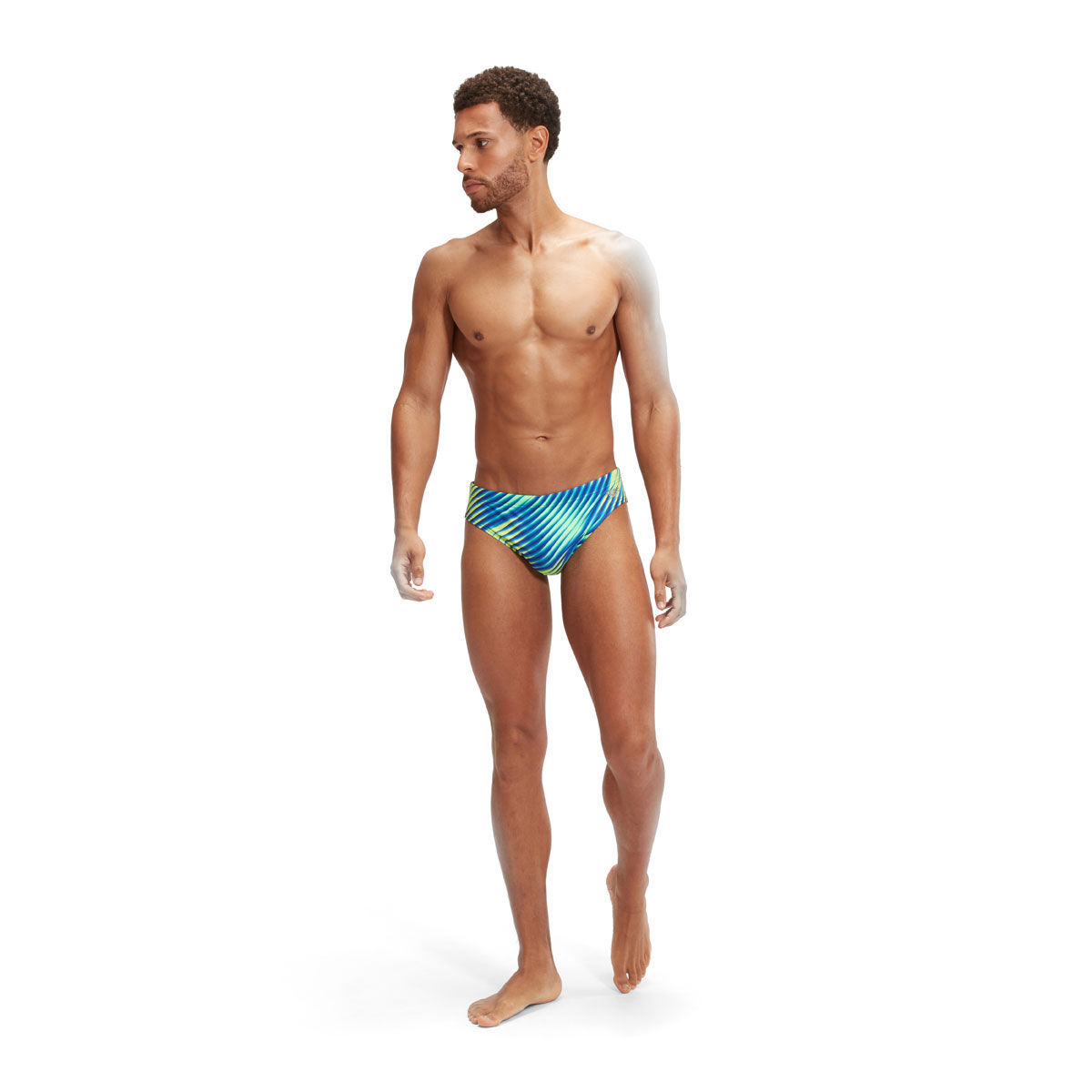 Speedo Mens Allover Digital Vcut Briefs