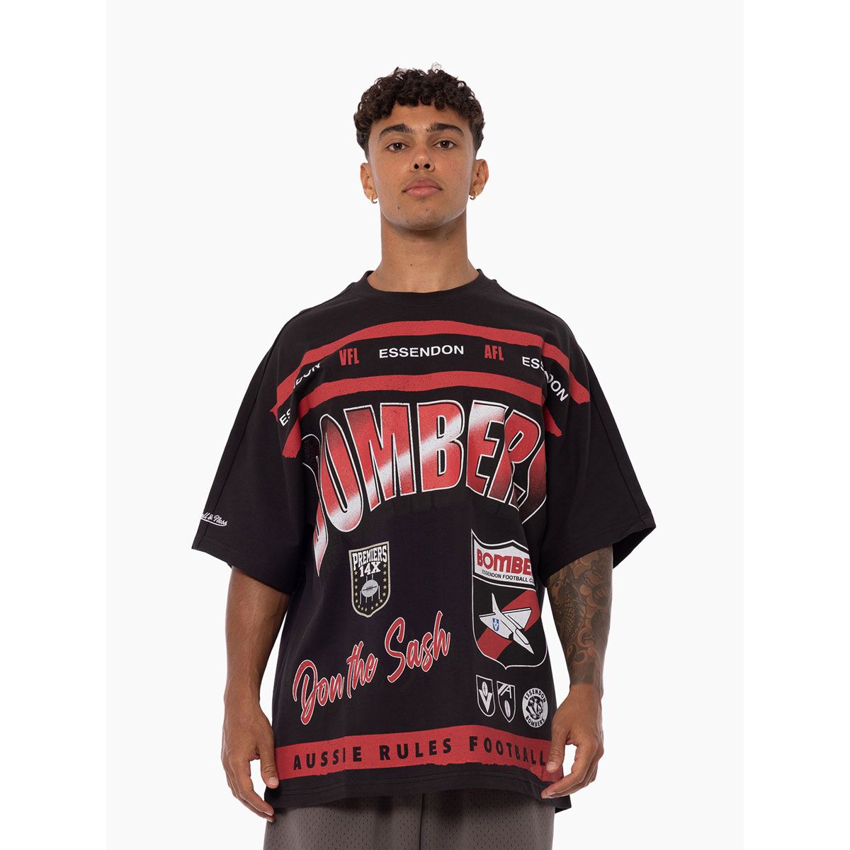 Essendon Bombers Mens 2025 Team Tee