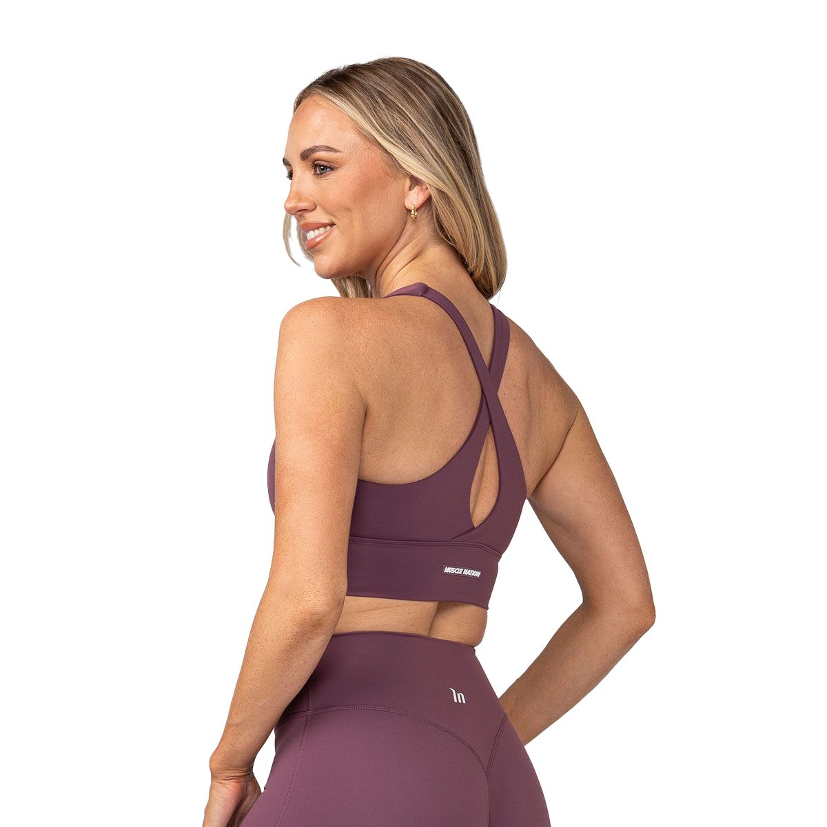 Muscle Nation Womens Allure Longline Sports Bra